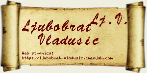 Ljubobrat Vladušić vizit kartica
